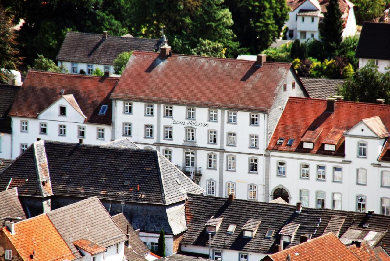 Historisches Hotel Zum Schwan Bad Karlshafen Exterior foto